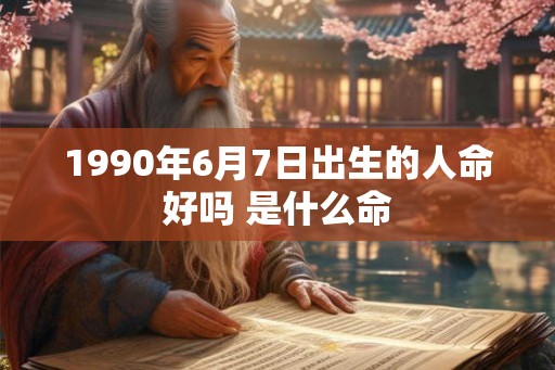 1990年6月7日出生的人命好吗 是什么命