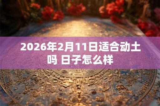 2026年2月11日适合动土吗 日子怎么样