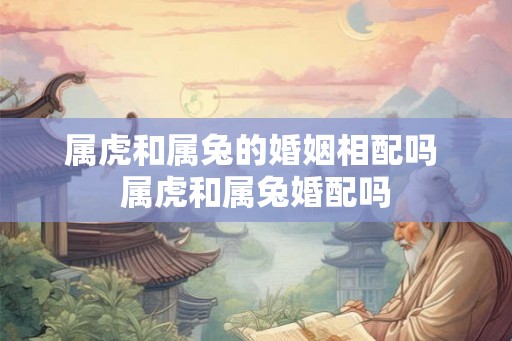 属虎和属兔的婚姻相配吗 属虎和属兔婚配吗