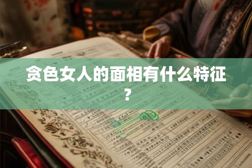 贪色女人的面相有什么特征？