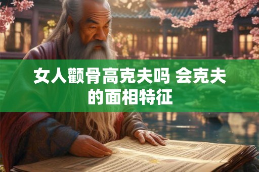 女人颧骨高克夫吗 会克夫的面相特征