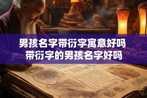 男孩名字带衍字寓意好吗 带衍字的男孩名字好吗