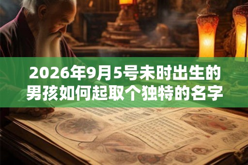 2026年9月5号未时出生的男孩如何起取个独特的名字,五行属什么 2026年9月5号未时出生的男孩如何起取个独特的名字,五行属什么