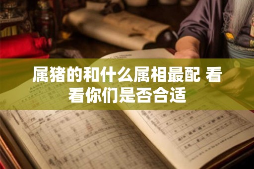 属猪的和什么属相最配 看看你们是否合适
