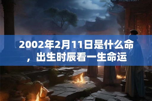 2002年2月11日是什么命，出生时辰看一生命运