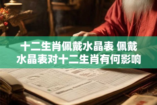 十二生肖佩戴水晶表 佩戴水晶表对十二生肖有何影响 十二生肖佩戴水晶表 佩戴水晶表对十二生肖有何影响