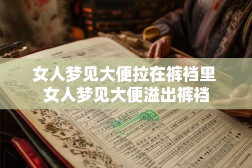 女人梦见大便拉在裤裆里 女人梦见大便溢出裤裆