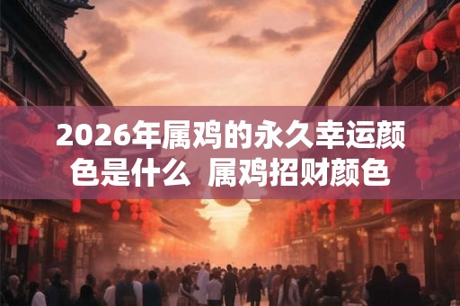 2026年属鸡的永久幸运颜色是什么 属鸡招财颜色 2026年属鸡的永久幸运颜色是什么 属鸡招财颜色
