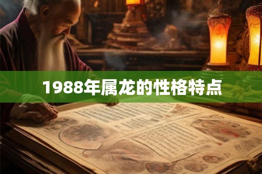 1988年属龙的性格特点