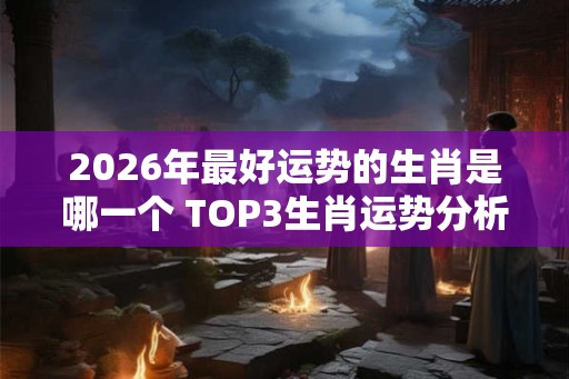2026年最好运势的生肖是哪一个 TOP3生肖运势分析