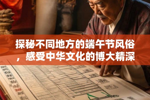 探秘不同地方的端午节风俗，感受中华文化的博大精深