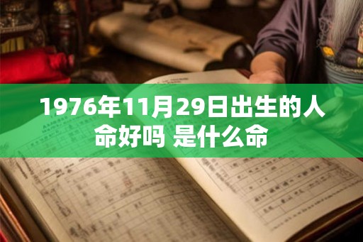 1976年11月29日出生的人命好吗 是什么命