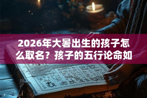 2026年大暑出生的孩子怎么取名？孩子的五行论命如何？