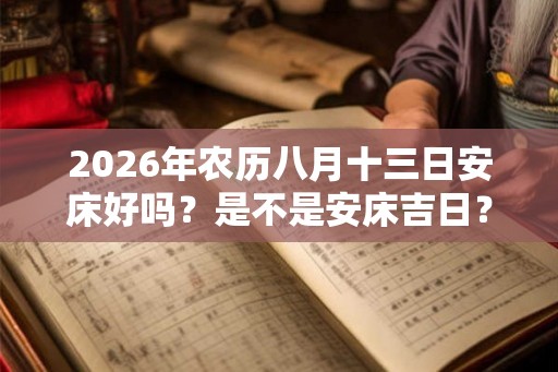 2026年农历八月十三日安床好吗?是不是安床吉日? 2026年农历八月十三日安床好吗?是不是安床吉日?