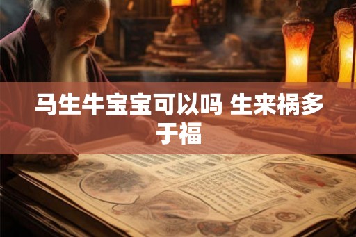 马生牛宝宝可以吗 生来祸多于福