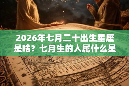 2026年七月二十出生星座是啥？七月生的人属什么星座