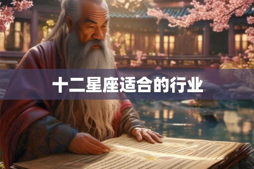 十二星座适合的行业