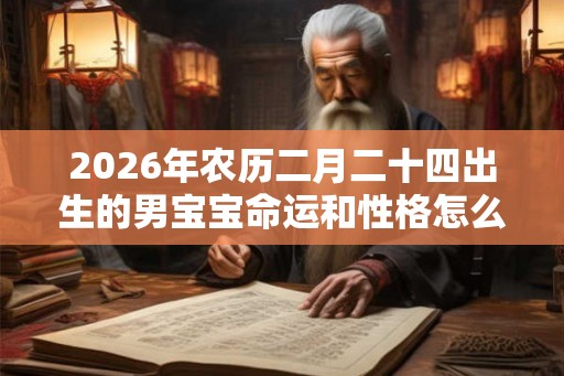 2026年农历二月二十四出生的男宝宝命运和性格怎么样？