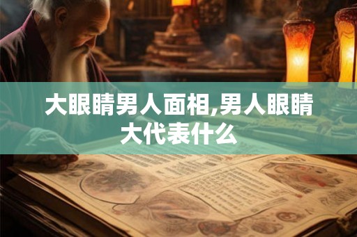 大眼睛男人面相,男人眼睛大代表什么 大眼睛男人面相,男人眼睛大代表什么