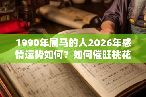 1990年属马的人2026年感情运势如何？如何催旺桃花运？