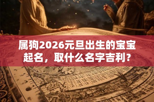 属狗2026元旦出生的宝宝起名,取什么名字吉利? 属狗2026元旦出生的宝宝起名,取什么名字吉利?