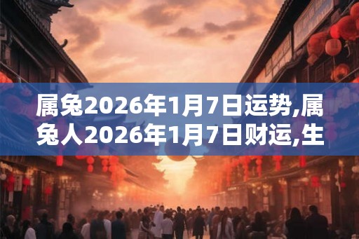 属兔2026年1月7日运势,属兔人2026年1月7日财运,生肖兔2026年1月7日运势 属兔2026年1月7日运势,属兔人2026年1月7日财运,生肖兔2026年1月7日运势