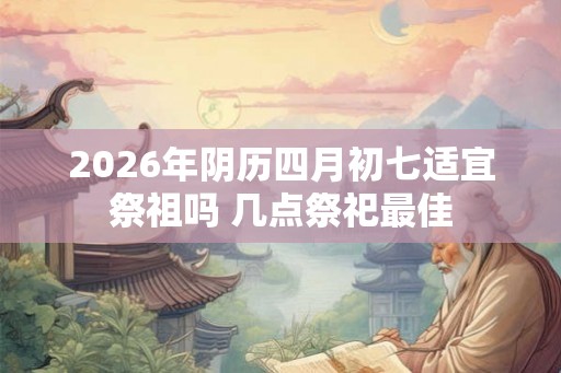 2026年阴历四月初七适宜祭祖吗 几点祭祀最佳