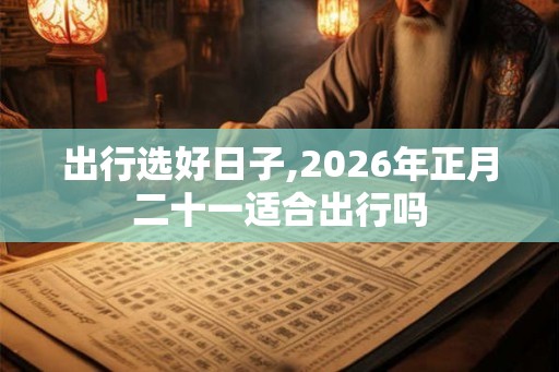 出行选好日子,2026年正月二十一适合出行吗