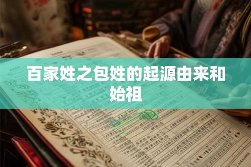百家姓之包姓的起源由来和始祖
