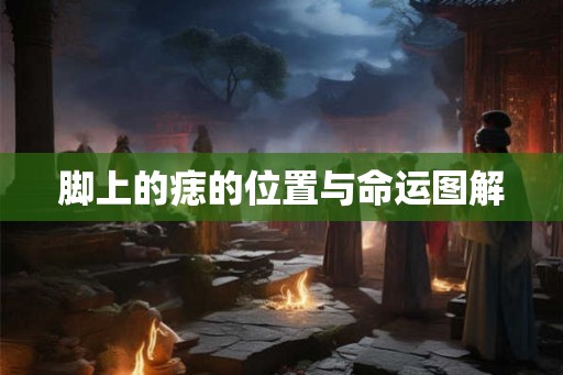 脚上的痣的位置与命运图解