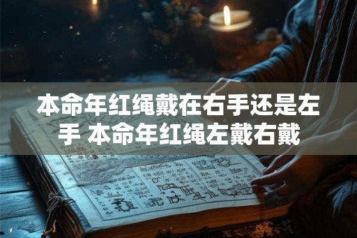 本命年红绳戴在右手还是左手 本命年红绳左戴右戴 本命年红绳戴在右手还是左手 本命年红绳左戴右戴