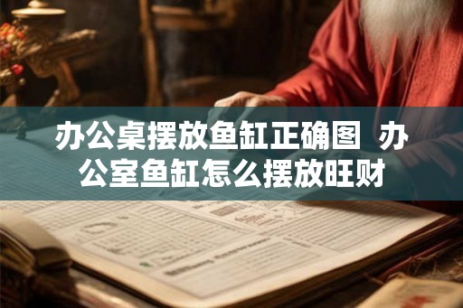 办公桌摆放鱼缸正确图  办公室鱼缸怎么摆放旺财