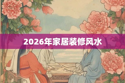 2026年家居装修风水