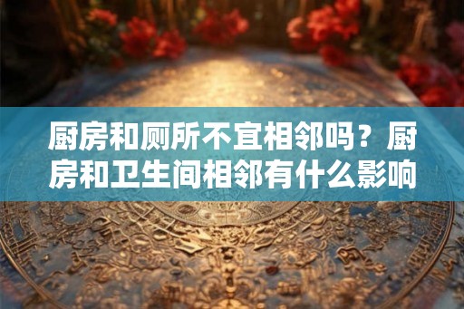 厨房和厕所不宜相邻吗？厨房和卫生间相邻有什么影响？