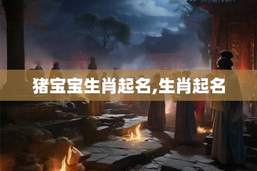猪宝宝生肖起名,生肖起名