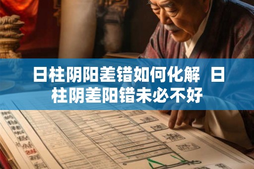 日柱阴阳差错如何化解  日柱阴差阳错未必不好