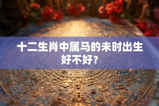 十二生肖中属马的未时出生好不好? 十二生肖中属马的未时出生好不好?