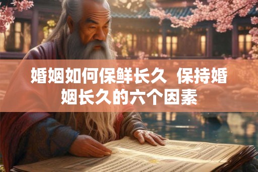 婚姻如何保鲜长久 保持婚姻长久的六个因素 婚姻如何保鲜长久 保持婚姻长久的六个因素