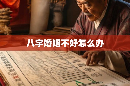 八字婚姻不好怎么办