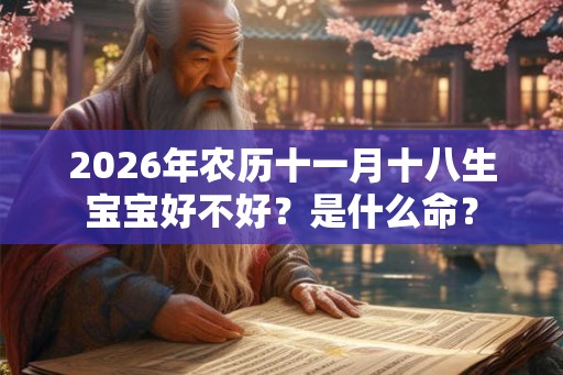 2026年农历十一月十八生宝宝好不好？是什么命？