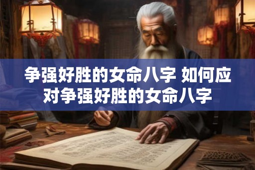 争强好胜的女命八字 如何应对争强好胜的女命八字