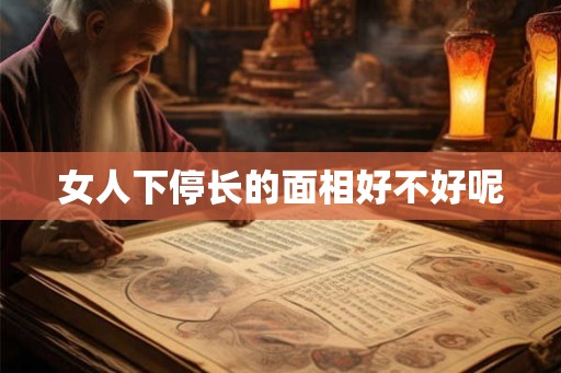 女人下停长的面相好不好呢