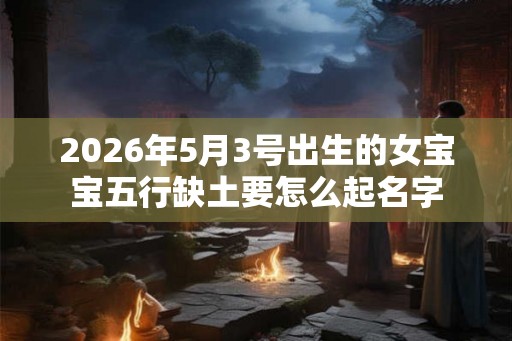 2026年5月3号出生的女宝宝五行缺土要怎么起名字