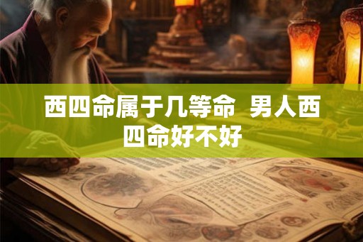 西四命属于几等命 男人西四命好不好 西四命属于几等命 男人西四命好不好