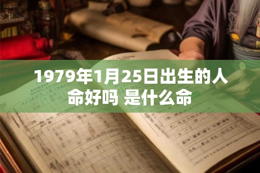 1979年1月25日出生的人命好吗 是什么命