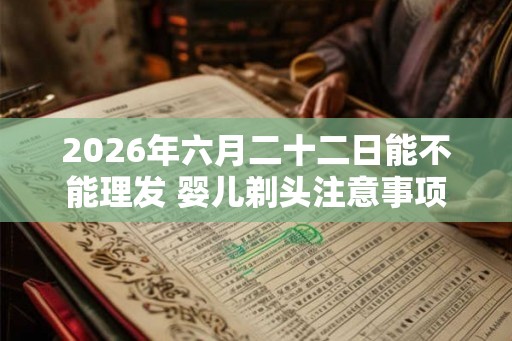 2026年六月二十二日能不能理发 婴儿剃头注意事项