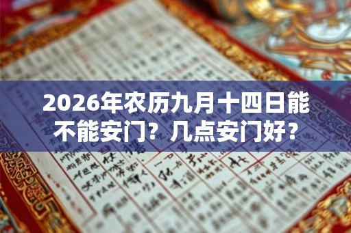 2026年农历九月十四日能不能安门？几点安门好？