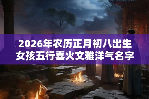 2026年农历正月初八出生女孩五行喜火文雅洋气名字