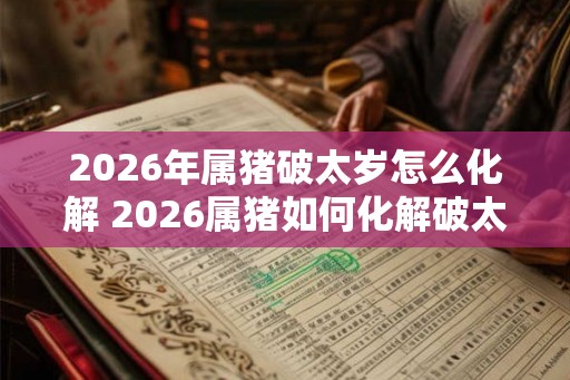 2026年属猪破太岁怎么化解 2026属猪如何化解破太岁