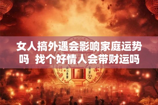 女人搞外遇会影响家庭运势吗  找个好情人会带财运吗
